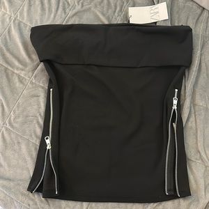 BRAND NEW - Zara Zipper Top